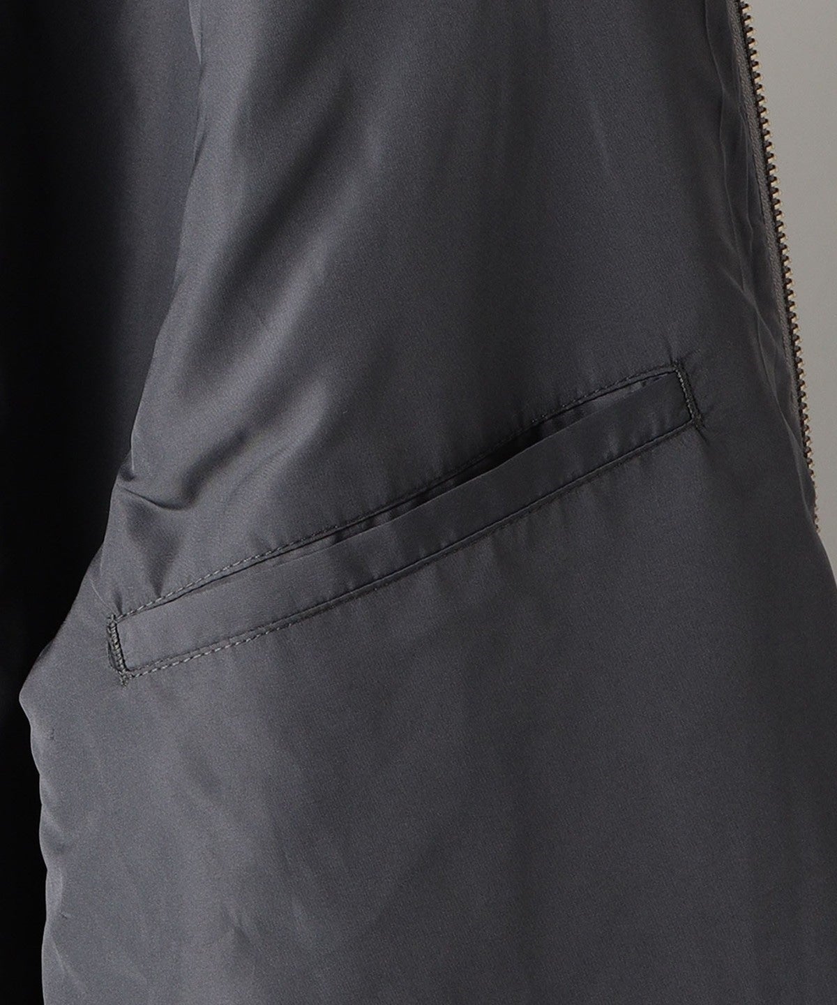 SHIPS: ウール ボア パイル リブ ブルゾン