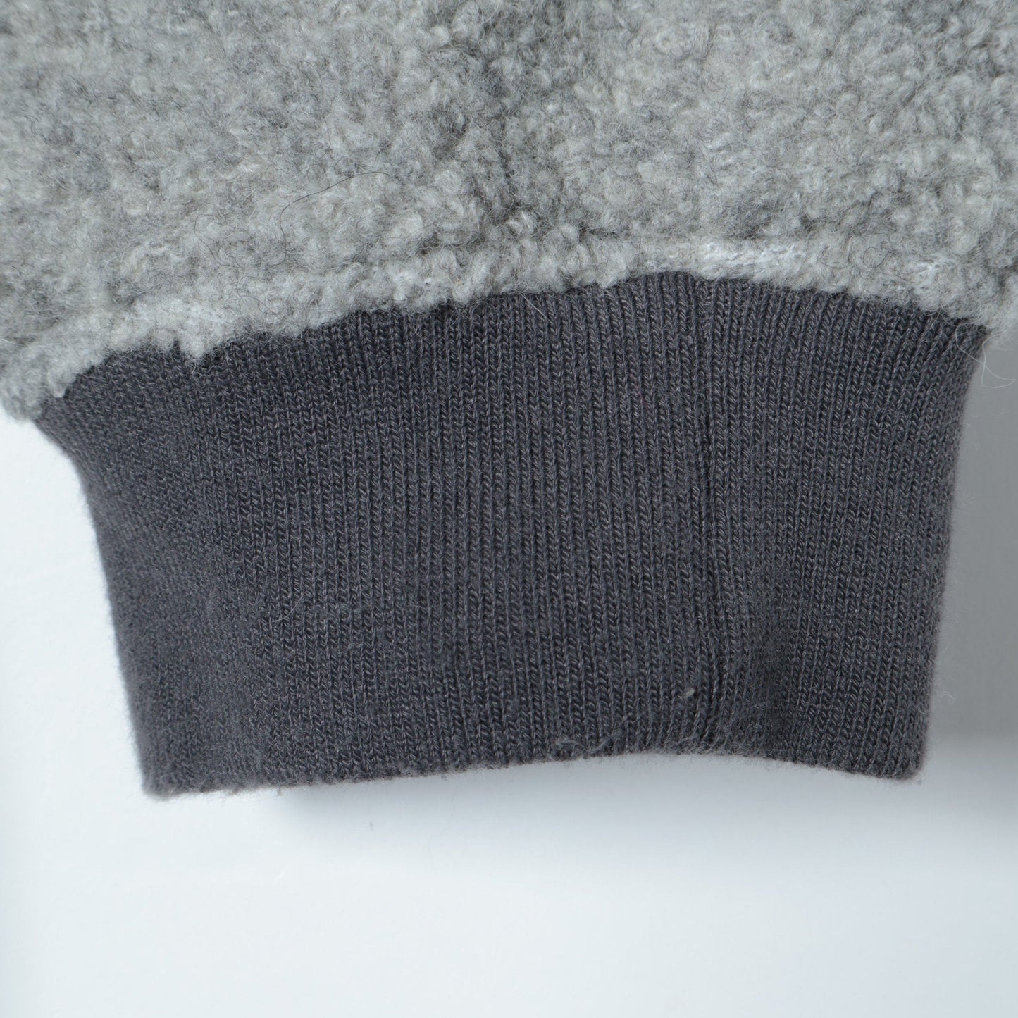 SHIPS: ウール ボア パイル リブ ブルゾン