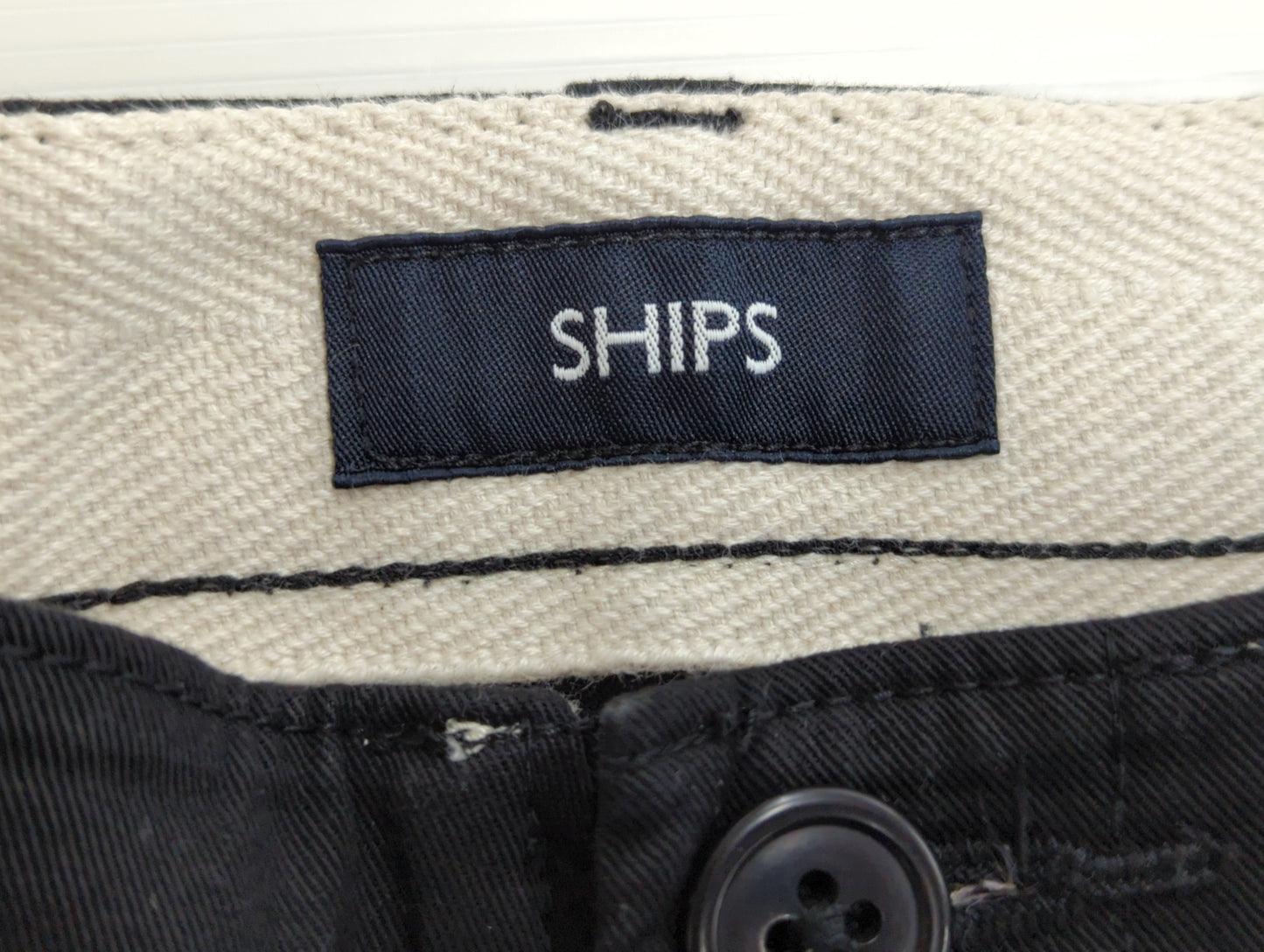 SHIPS:〈抗菌加工〉japan quality カラー テーパード スリム チノパンツ