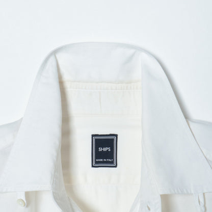 Made in Italy: ツイル ソリッド タブカラー