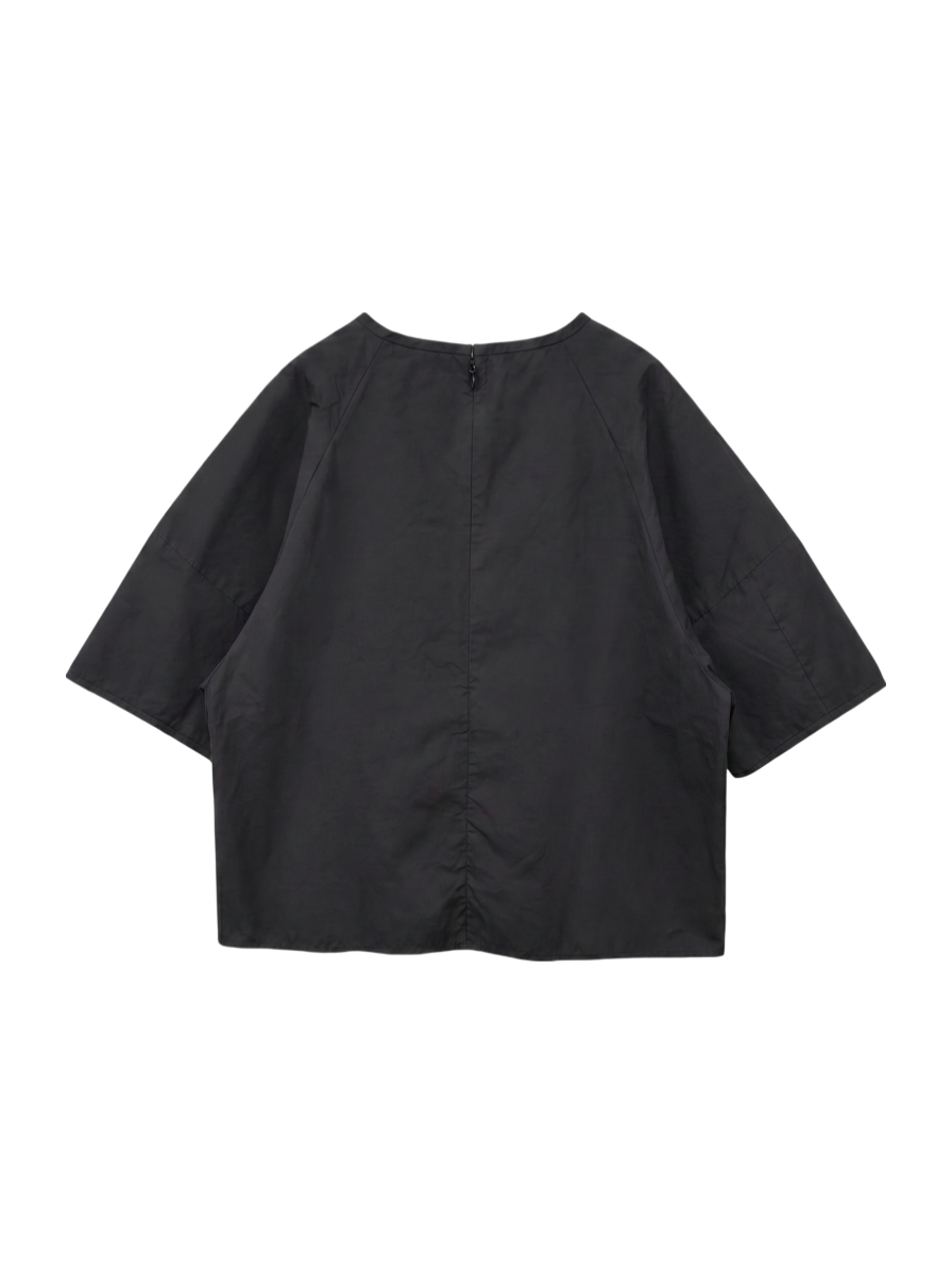 Primary NavyLabel:〈手洗い可能〉コットンブロードブラウス