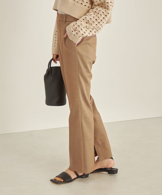 〈手洗い可能〉オックス フレア パンツ