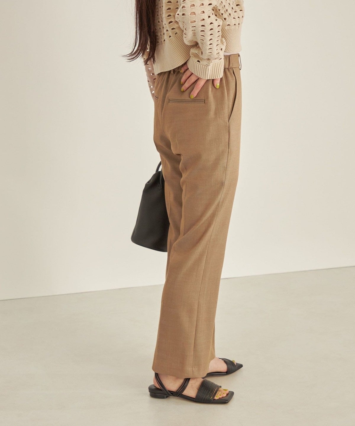 〈手洗い可能〉オックス フレア パンツ