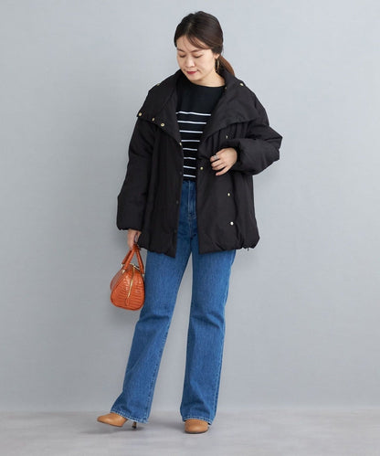 〈撥水加工〉コットンポリ ウェザー 中綿コート