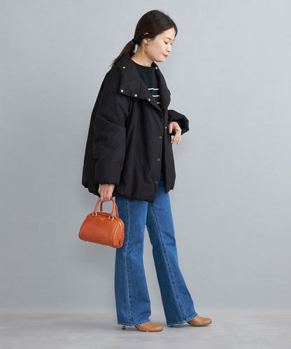 〈撥水加工〉コットンポリ ウェザー 中綿コート