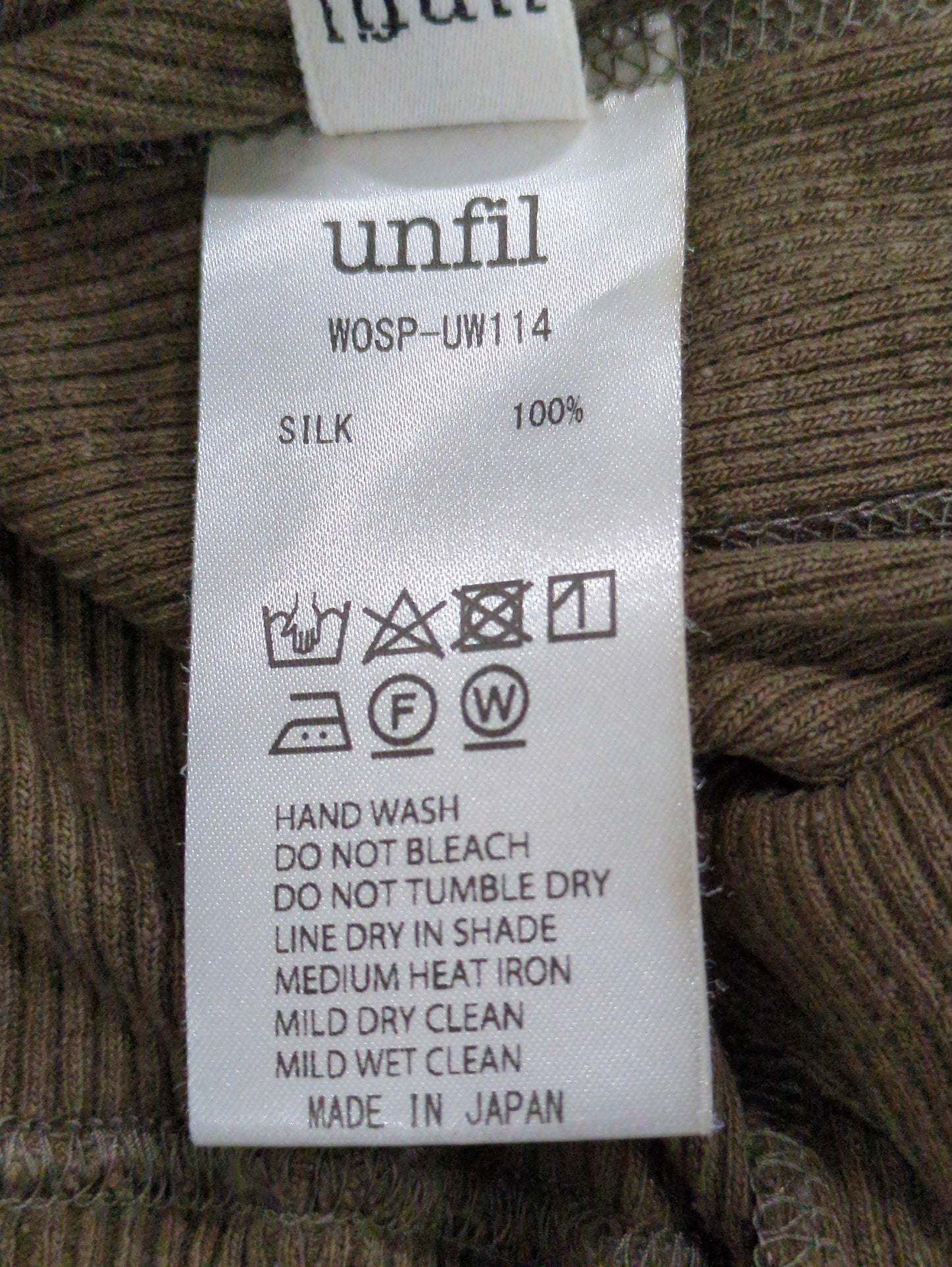 unfil:RAW SILK RIB PT