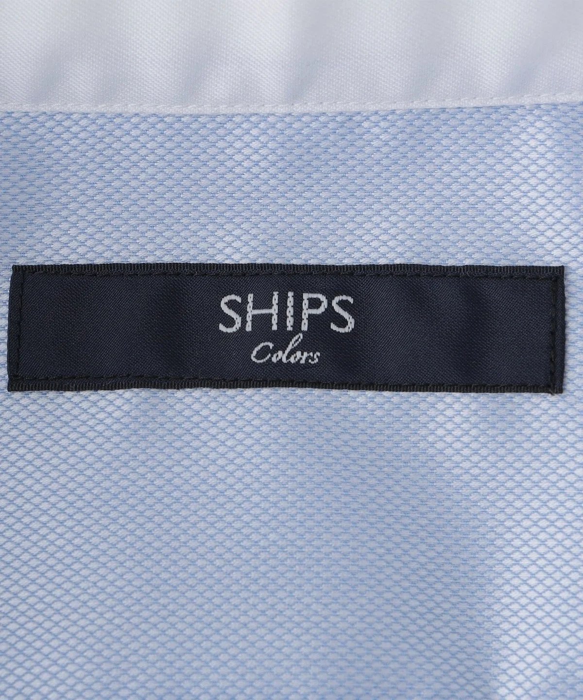 SHIPS Colors: ワイドカラー クレリック ドレスシャツ