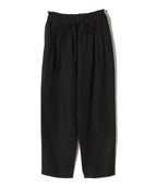 SHIPS Primary Navy Label:麻 レーヨン イージー パンツ