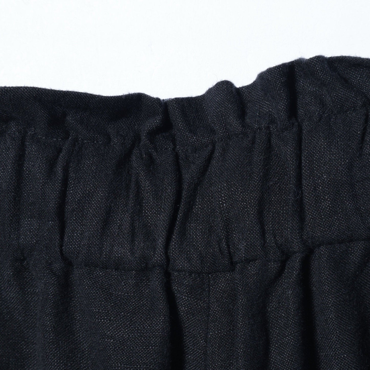 SHIPS Primary Navy Label:麻 レーヨン イージー パンツ
