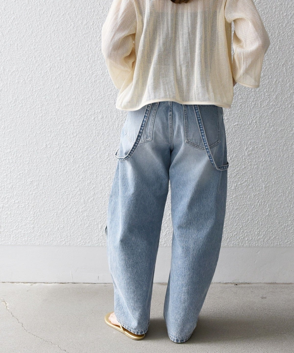 bon_meur:〈洗濯機可能〉コクーン シルエット デニム パンツ
