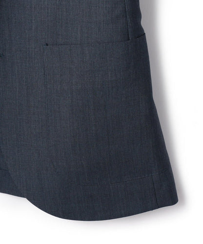 SD: セットアップ ウォッシャブル モヘヤ ジャケット(コンバルトブルー)