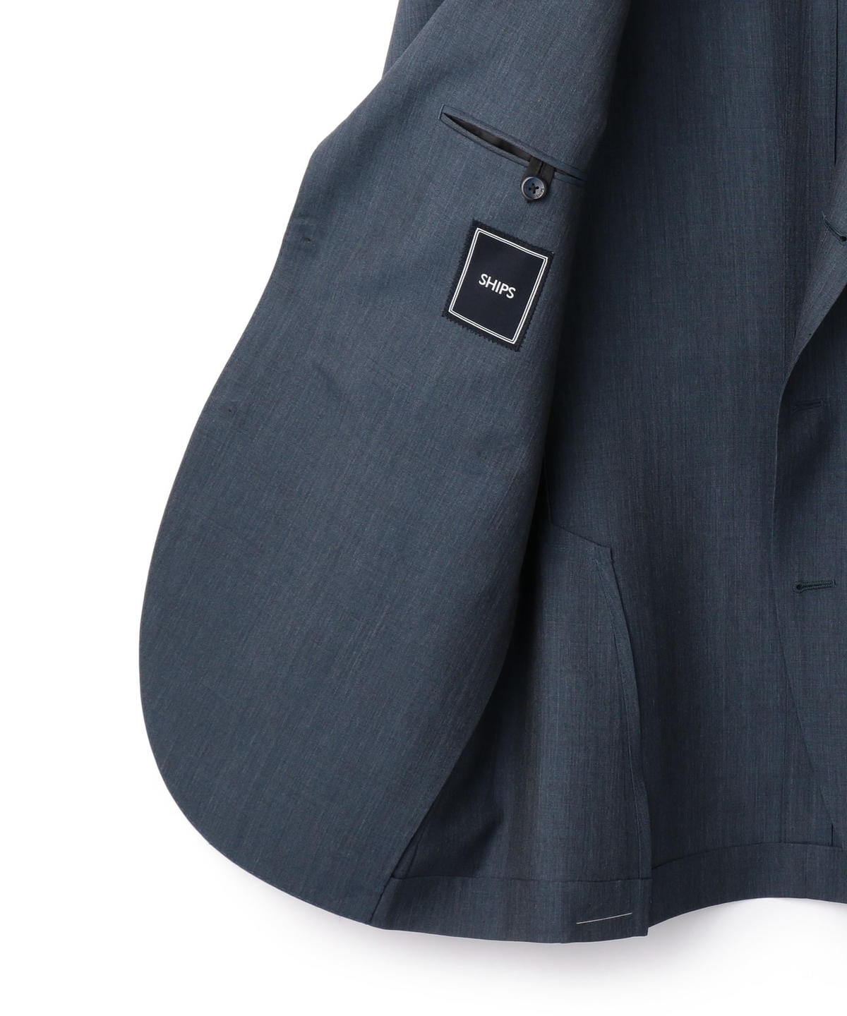 SD: セットアップ ウォッシャブル モヘヤ ジャケット(コンバルトブルー)