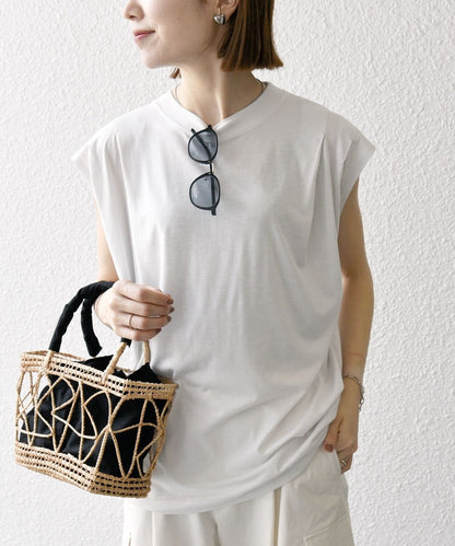 SHIPS any:〈洗濯機可能〉ショルダータック フレンチ ルーズ TEE