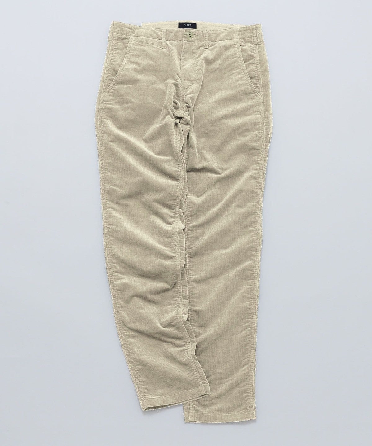 SHIPS:〈抗菌加工〉MADE IN JAPAN コーデュロイ テーパード チノパンツ