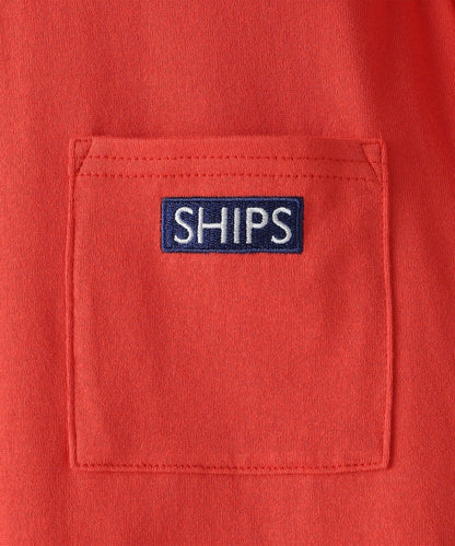 SHIPS KIDS:145〜160cm / SHIPS ロゴ 長袖 TEE