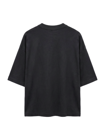 SHIPS Primary Navy Label:コットンショートスリーブプルオーバー