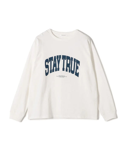 【SHIPS別注】81BRANCA:ロゴ ロングスリーブ TEE