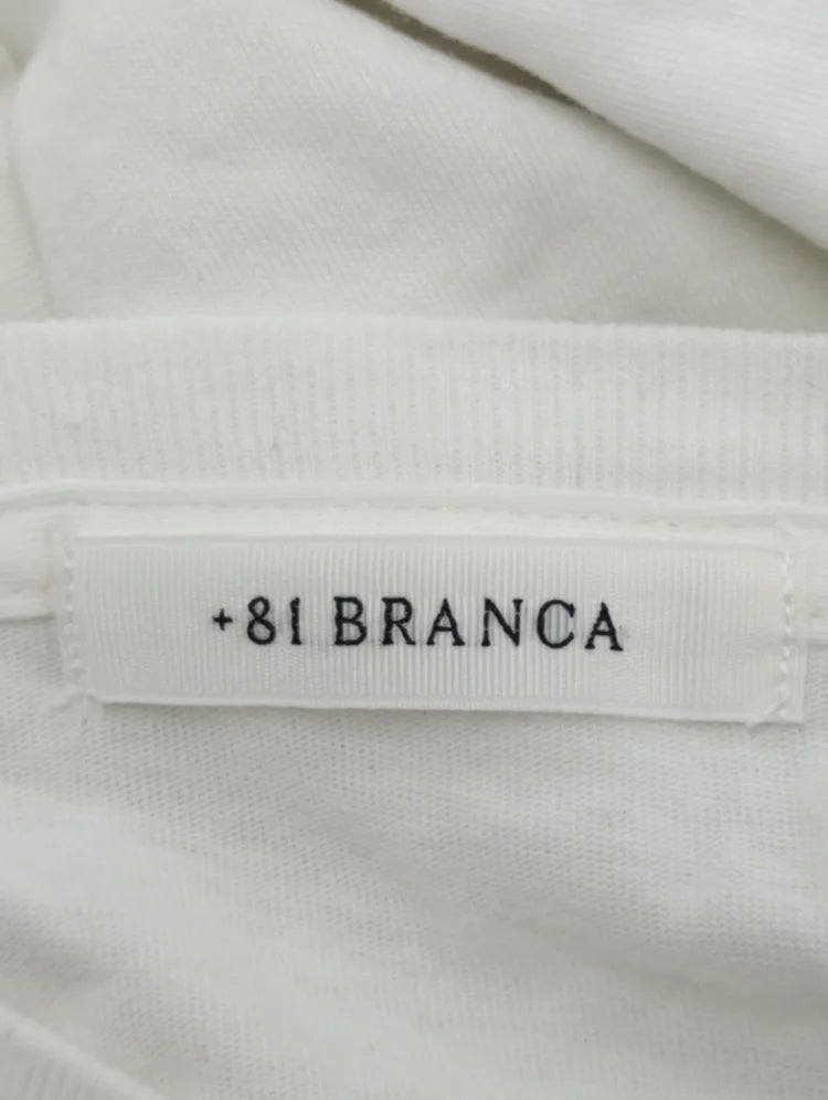 【SHIPS別注】81BRANCA:ロゴ ロングスリーブ TEE