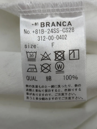 【SHIPS別注】81BRANCA:ロゴ ロングスリーブ TEE