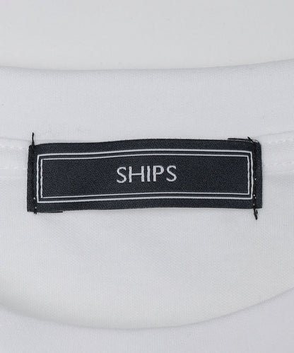 SHIPS: ALBINI クルーネック 無地 Tシャツ