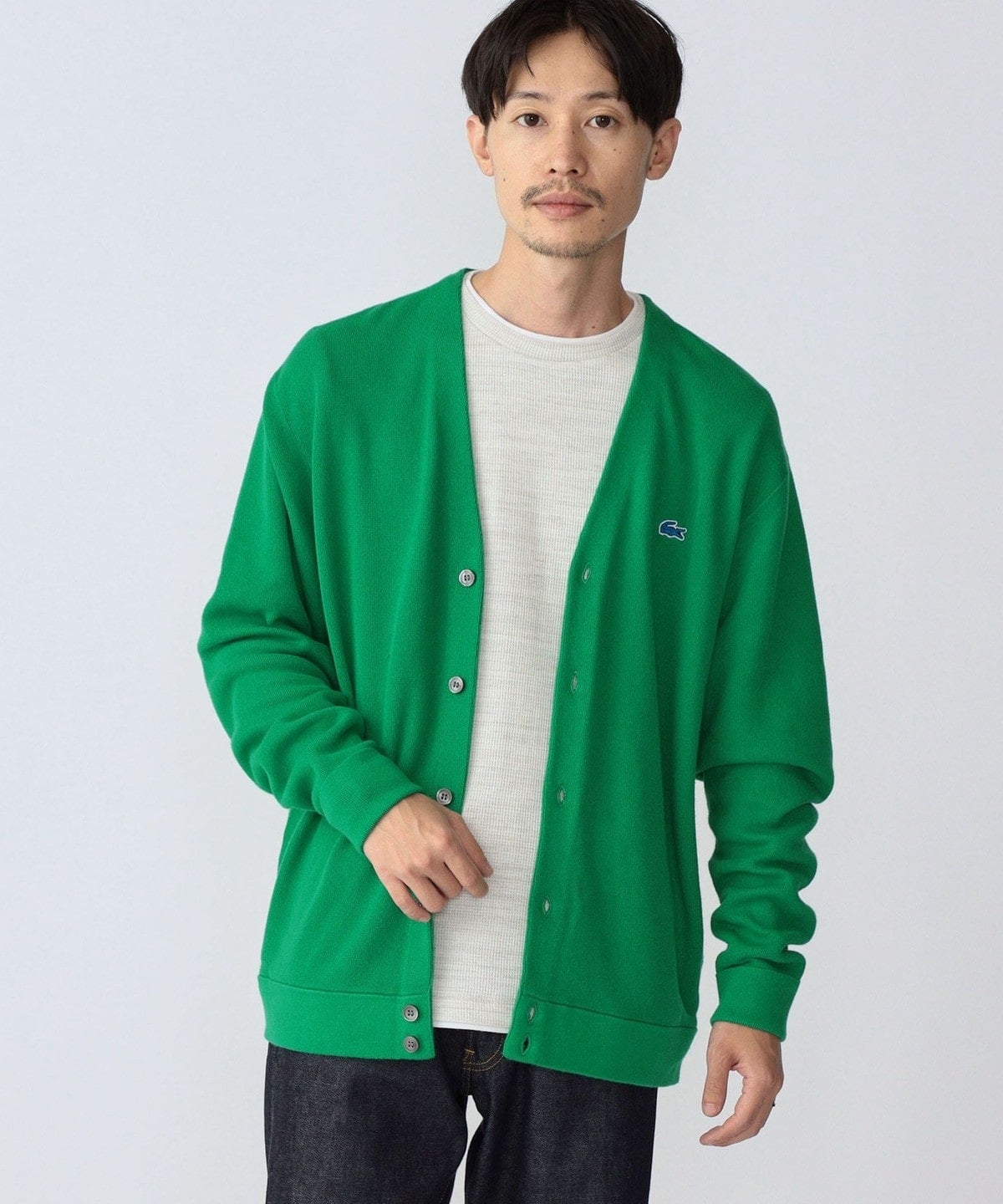 SHIPS別注】LACOSTE: コットン カーディガン / 6 / グリーン – ReLIKE