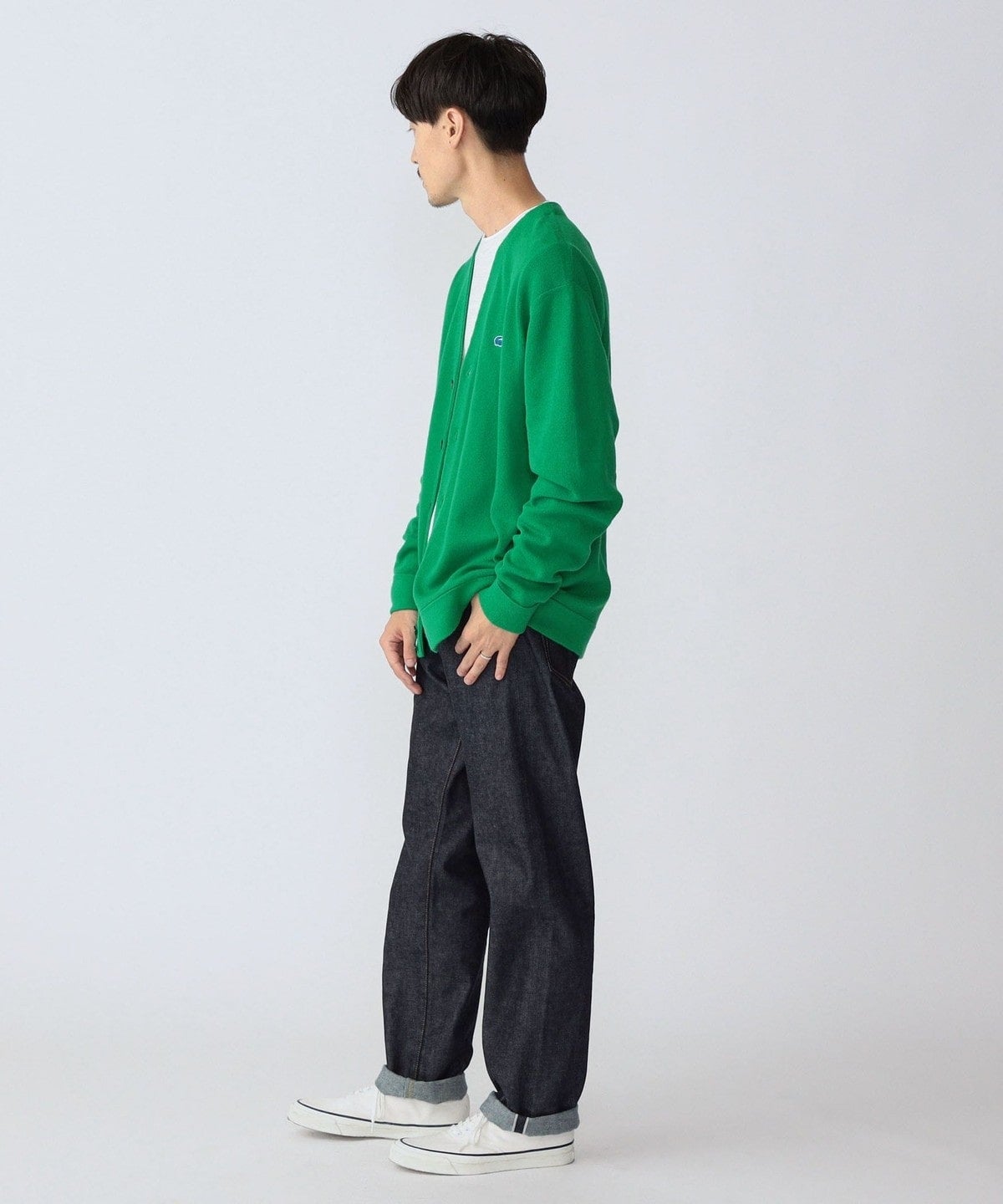 【SHIPS別注】LACOSTE: コットン カーディガン