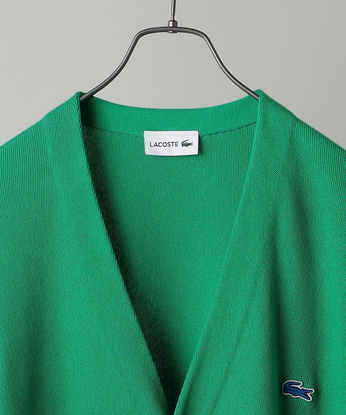 【SHIPS別注】LACOSTE: コットン カーディガン