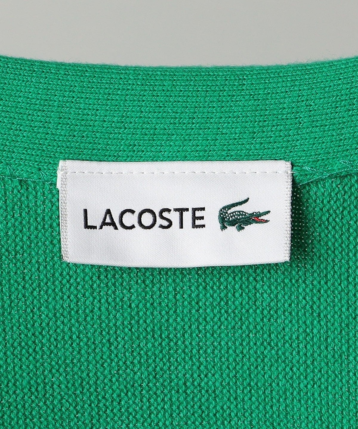 【SHIPS別注】LACOSTE: コットン カーディガン