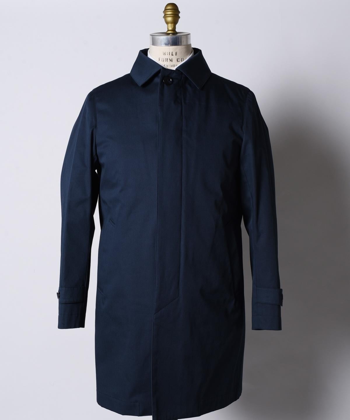 SD: LORO PIANA 【STORMSYSTEM】 コットン ステンカラーコート（ネイビー）