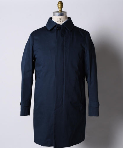 SD: LORO PIANA 【STORMSYSTEM】 コットン ステンカラーコート（ネイビー）