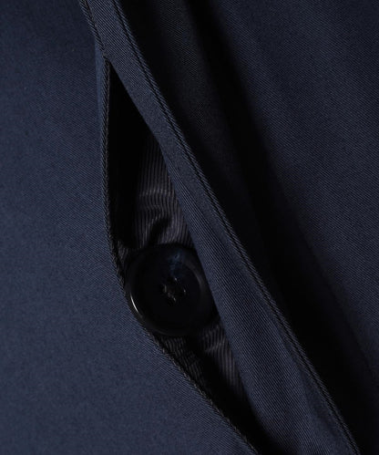 SD: LORO PIANA 【STORMSYSTEM】 コットン ステンカラーコート（ネイビー）