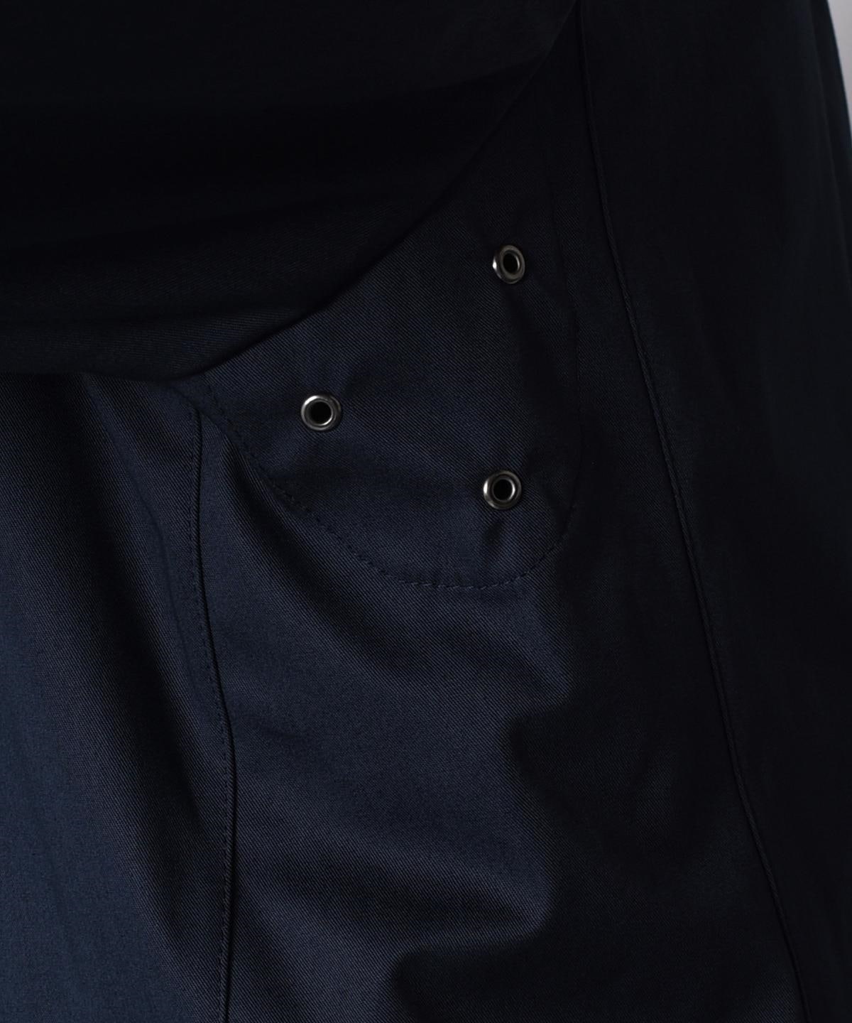SD: LORO PIANA 【STORMSYSTEM】 コットン ステンカラーコート（ネイビー）