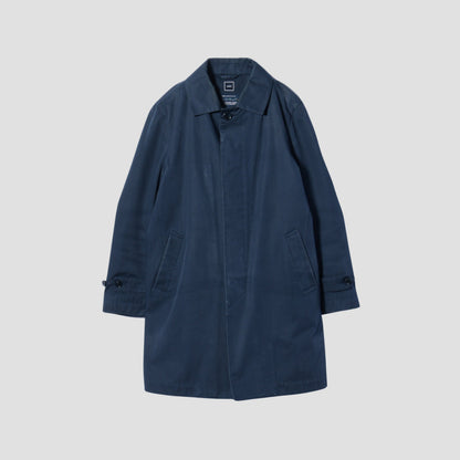SD: LORO PIANA 【STORMSYSTEM】 コットン ステンカラーコート（ネイビー）