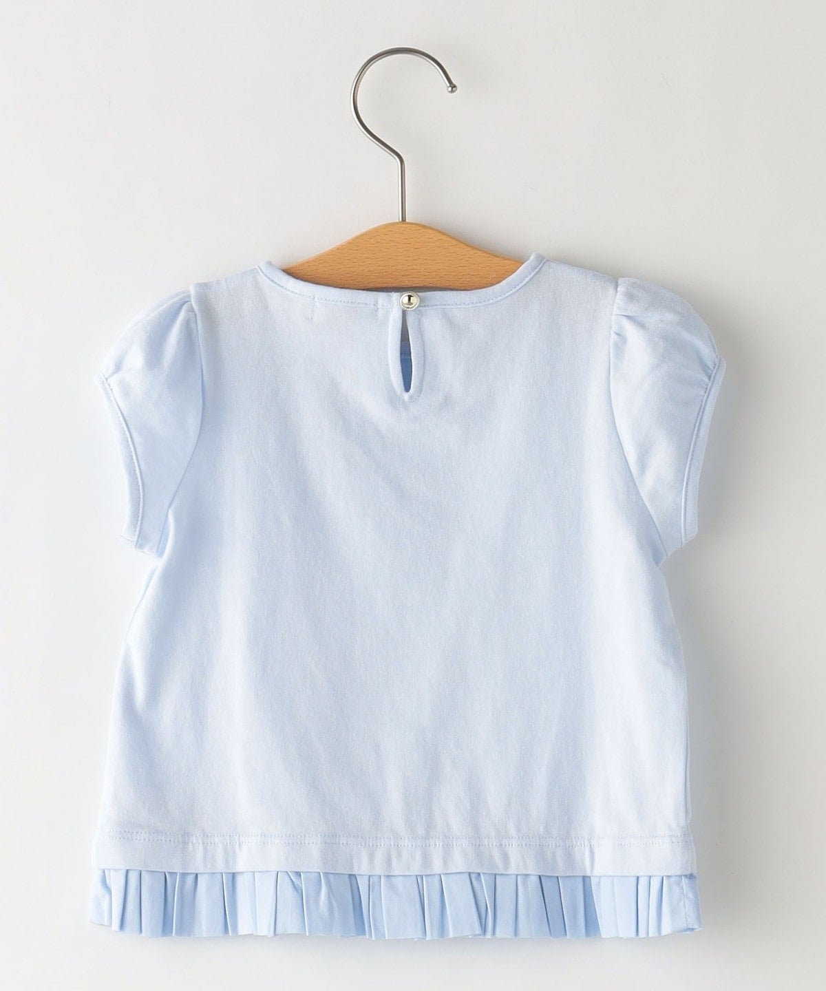 SHIPS KIDS:ヘムフリル パフスリーブ TEE(80〜90cm)