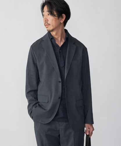 SHIPS:〈手洗い可能〉リネン トロピカル SOLOTEX(R) ジャケット (セットアップ対応)