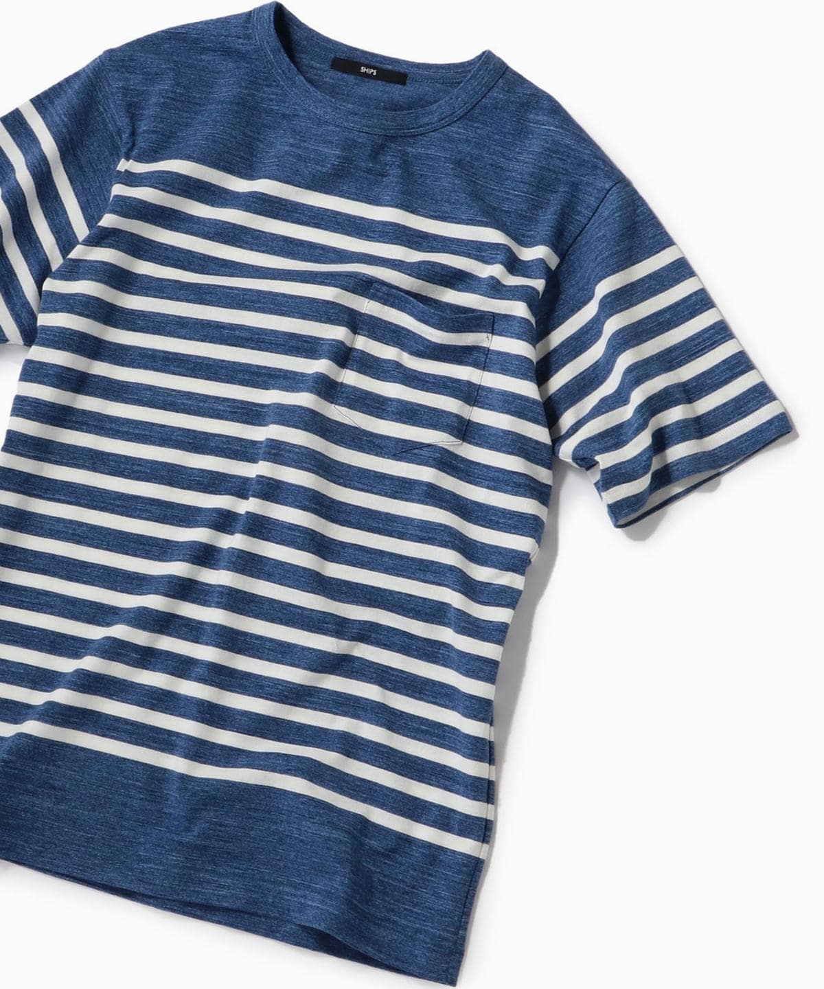 SHIPS: MADE IN JAPAN スペック ボーダー ポケット Tシャツ