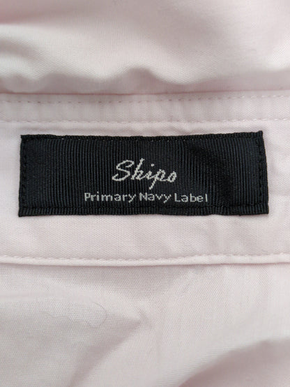 SHIPS Primary Navy Label:〈手洗い可能〉ALBINIコットンビッグワイズシャツ