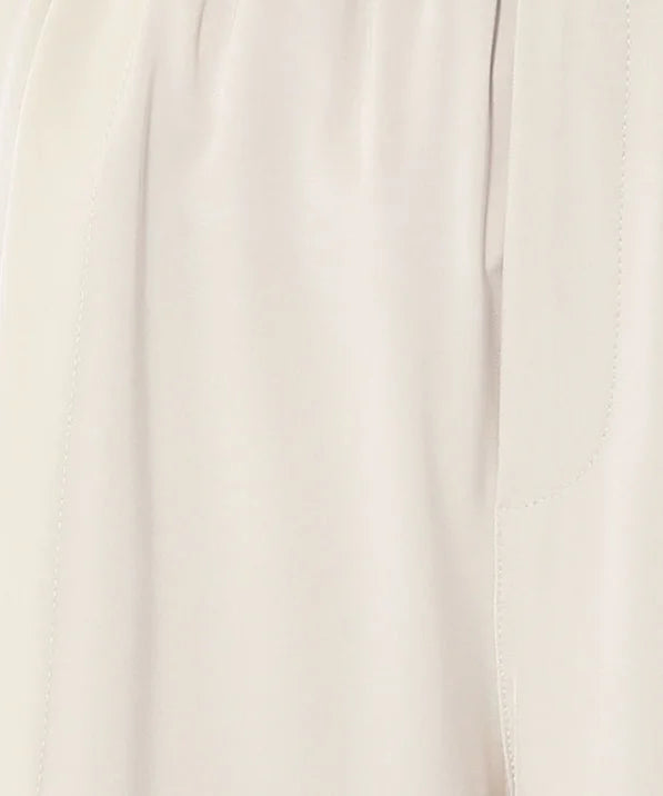 【手洗い可能】ワイドクロップドパンツ