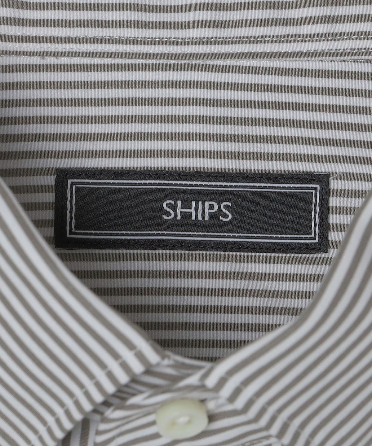 SHIPS: ロンドンストライプ イタリアンカラー ボタンダウン シャツ