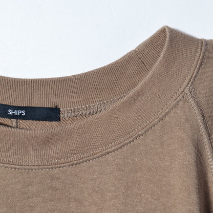 SHIPS: ピマコットン ミニ裏毛 オーバー Tシャツ