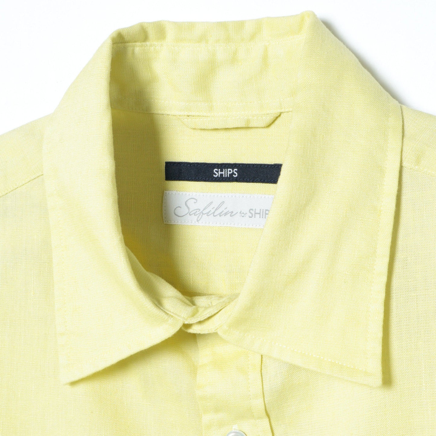 SHIPS: SOLOTEX(R) サフィラン リネン ハイブリッド レギュラーカラーシャツ 22SS