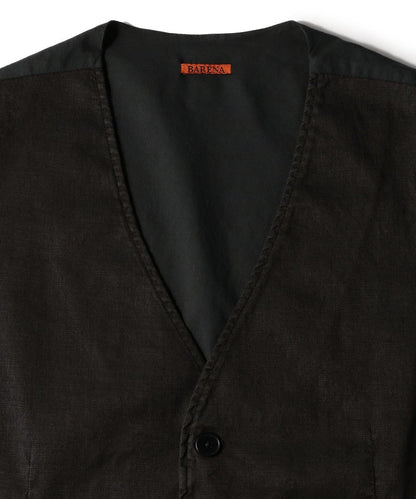BARENA: LINEN VEST