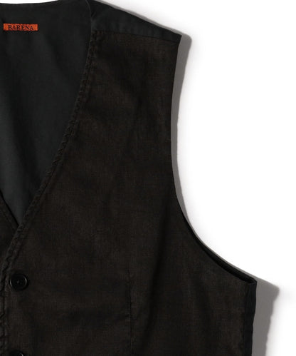 BARENA: LINEN VEST