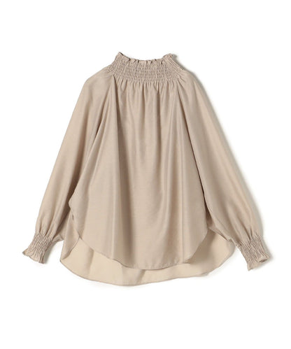 〈洗濯機可能〉シアーシャーリングブラウス