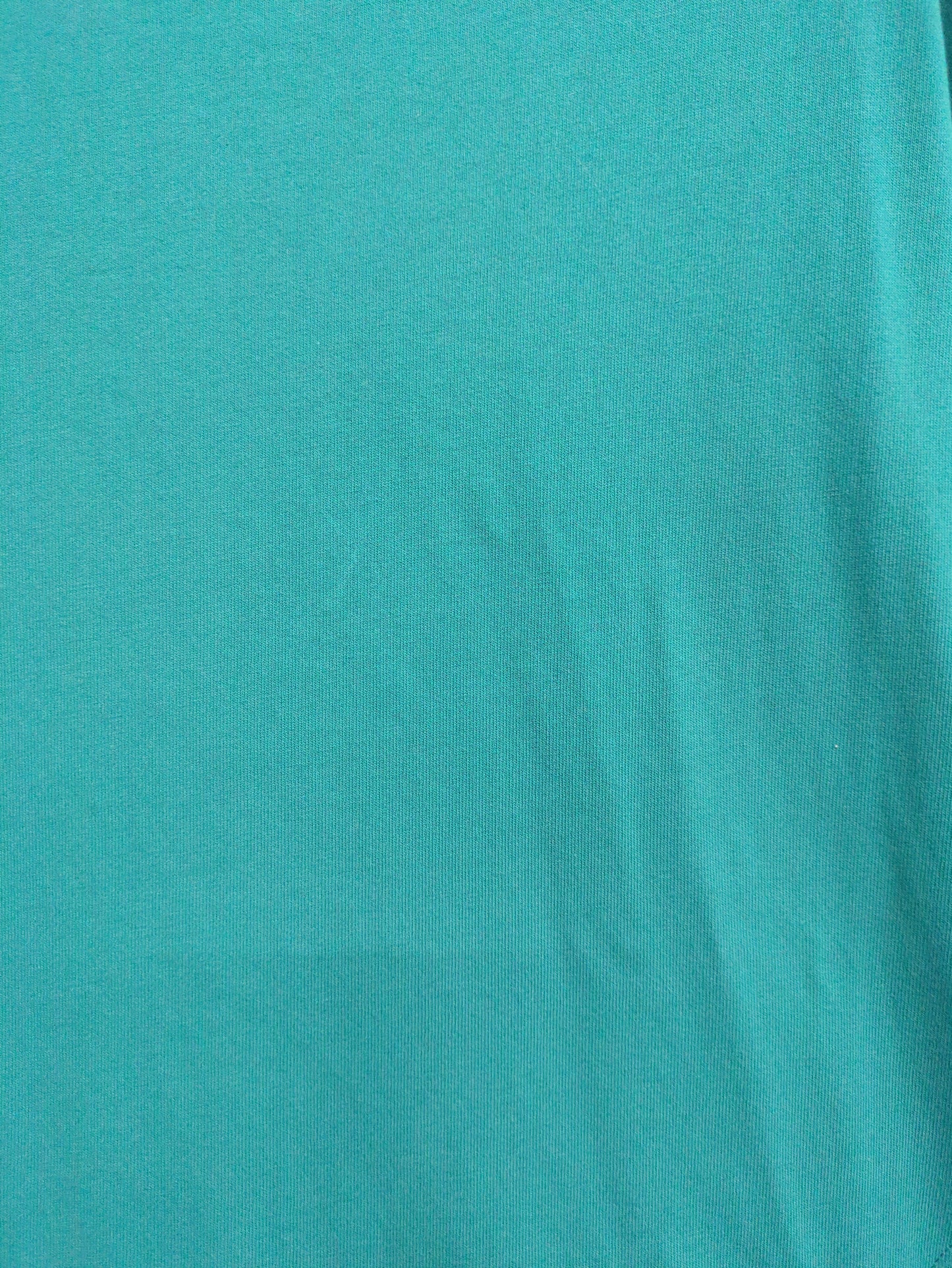 〈UVカット/汗染み防止〉USAコットンドルマンスリーブステッチTEE