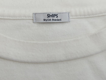 SHIPS: 抗菌・防臭 NANO-FINE(R) ハイゲージ クルーネック Tシャツ (ロンT)