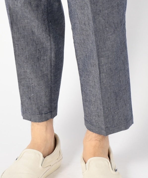 SHIPS: SOLOTEX(R) SAFILIN リネン ハイブリッド アンクル パンツ