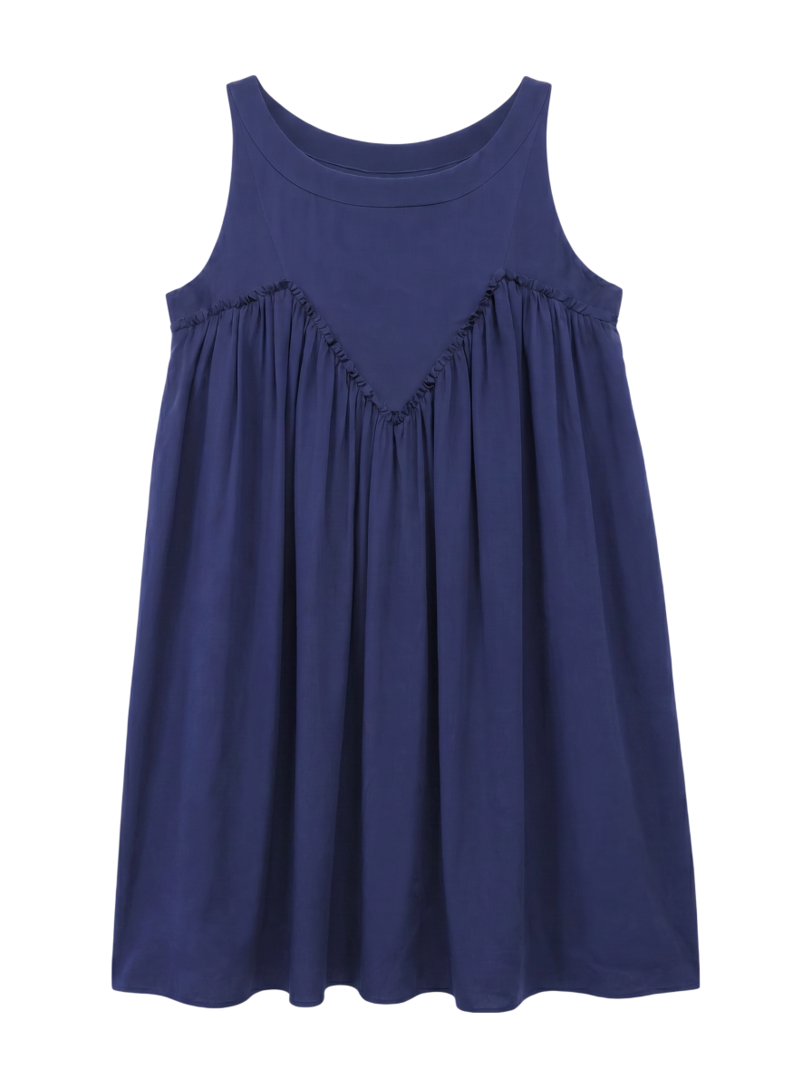 LB:SLK FLARE DRESS