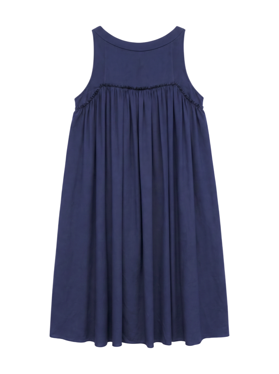 LB:SLK FLARE DRESS