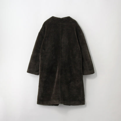 SHIPS:WOOL BOA N/C COAT